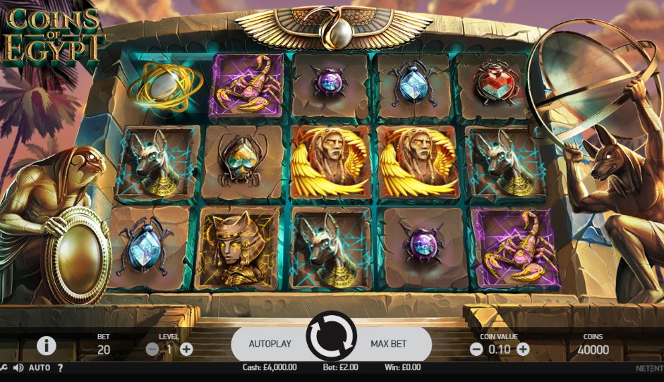 coins of egypt slot